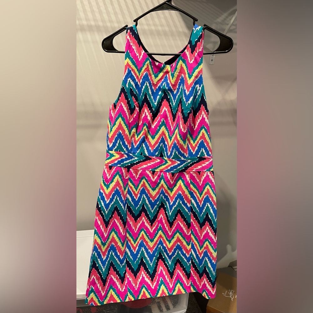 Lilly Pulitzer Kirkland Multi Hearts Flutter Cut-out Back Shift Dress